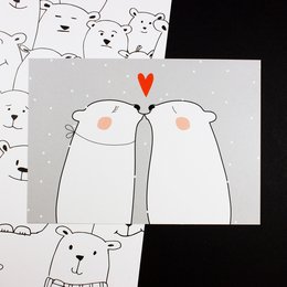 Postcard Love as big a bear