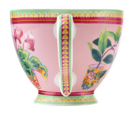 M&W Jardin Mug 400ml, Cyclamen Pink, giftbox