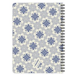 Notepad Azulejos Pattern No. 4 A5