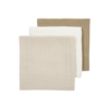 Hydrofiele doeken pre-washed Offwhite/Soft Sand/Taupe