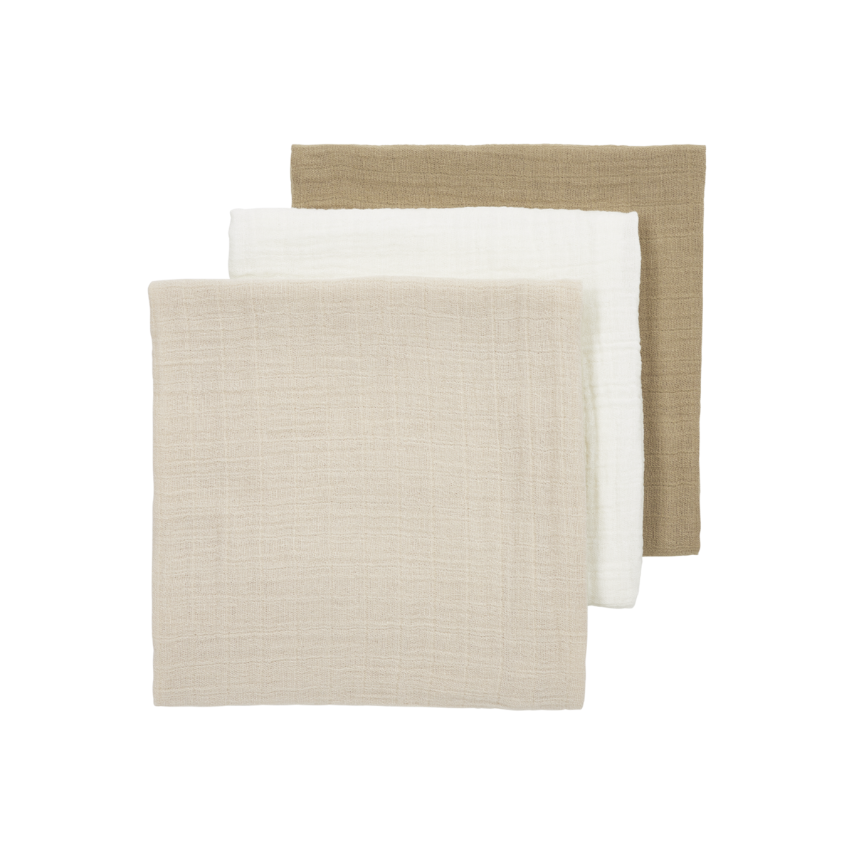 Offwhite/Soft Sand/Taupe 70x70cm - 3-pack