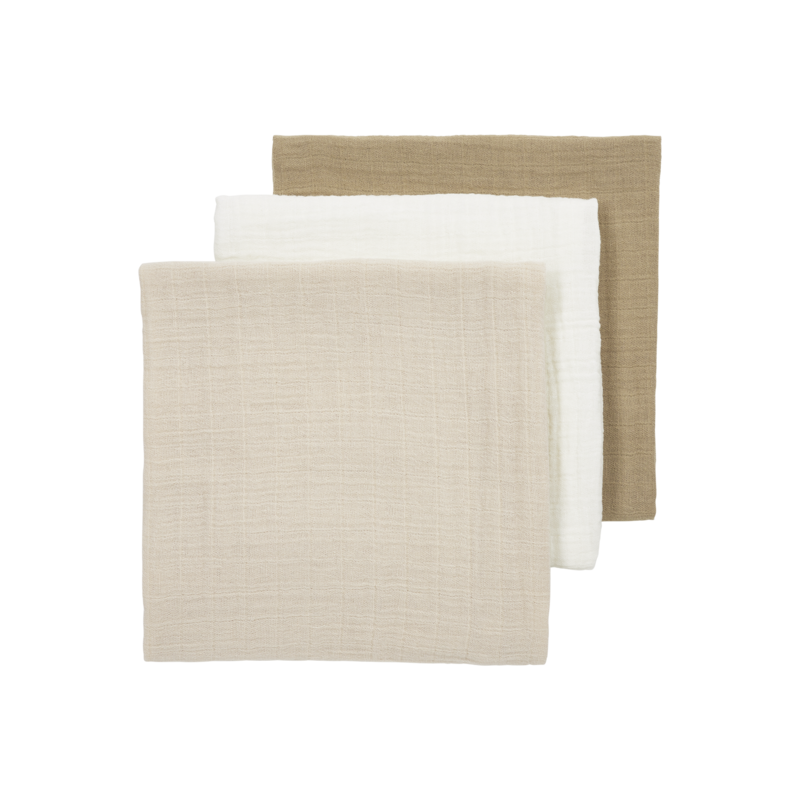 Offwhite/Soft Sand/Taupe 70x70cm - 3-pack