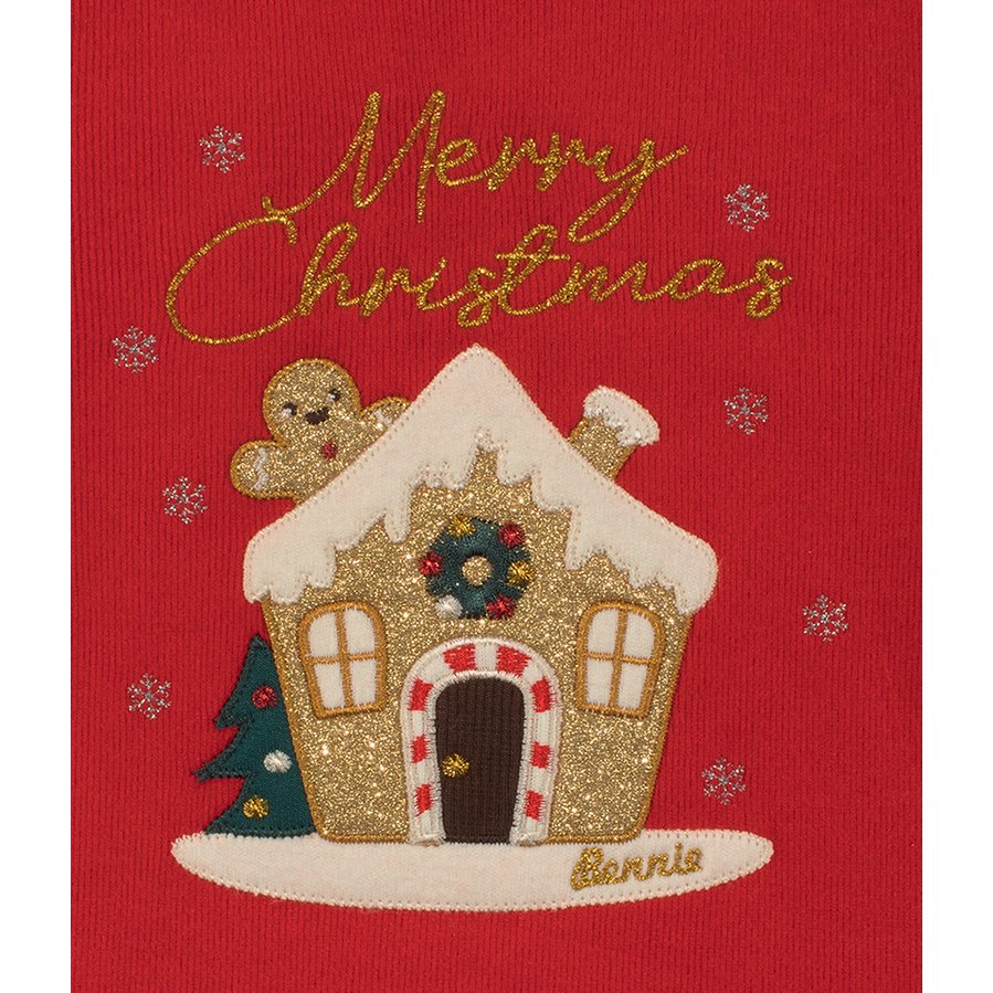 Christmas Gingerbread House Sweater
