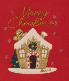 Christmas Gingerbread House Sweater