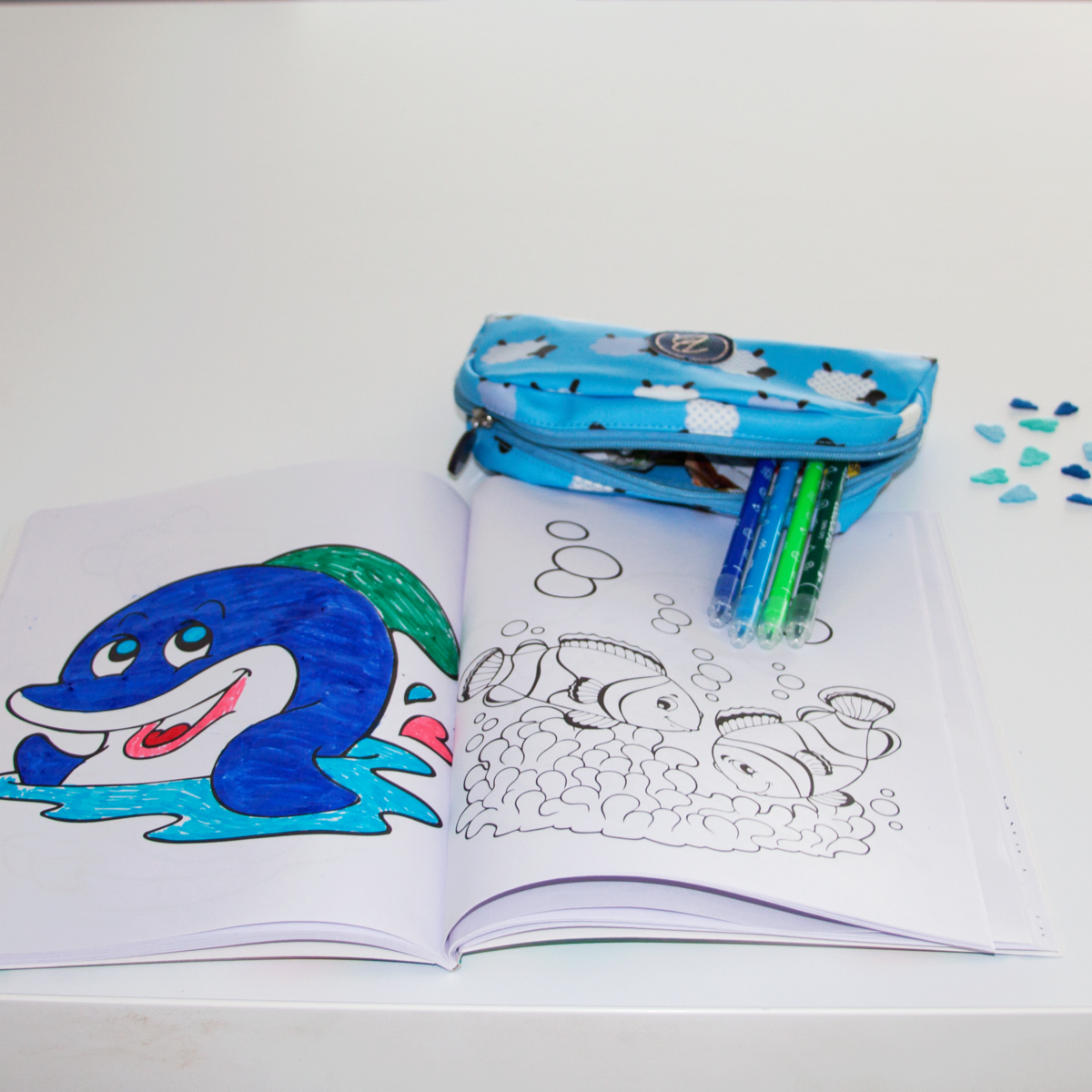 Trousse de toilette / crayon - «Je suis ici pour des sensations fortes de moutons»