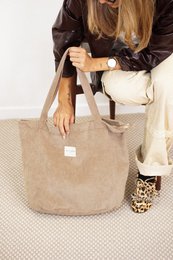 Large Shopper with zipper TOAST