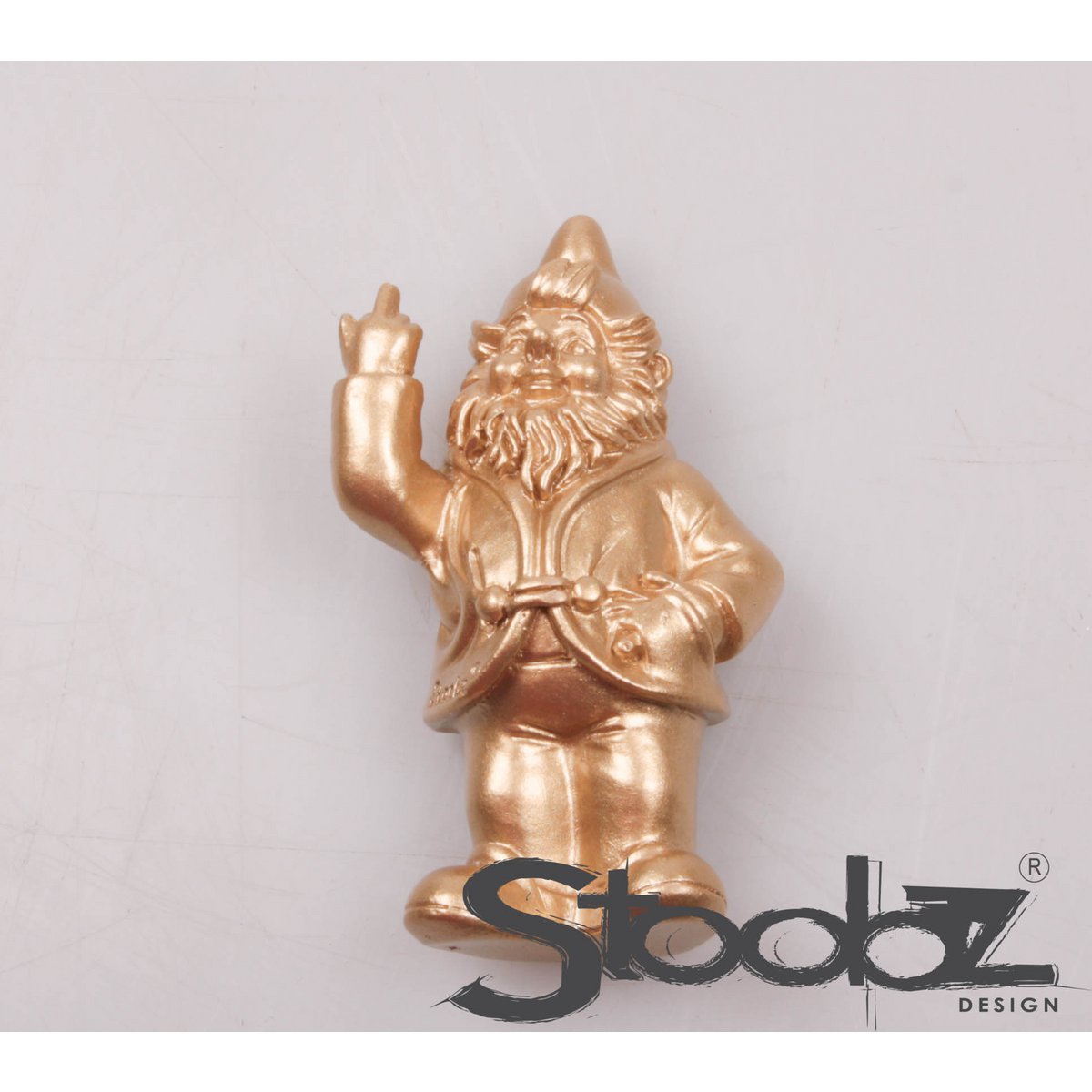 STOOBZ DESIGN F*CK YOU KABOUTER MAGNEET 4 KLR ASS Z/W/G/Z 9 CM