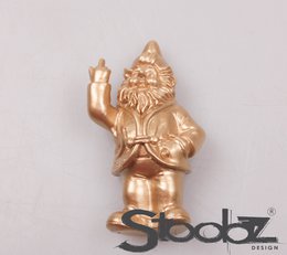 STOOBZ DESIGN F*CK YOU KABOUTER MAGNEET 4 KLR ASS Z/W/G/Z 9 CM