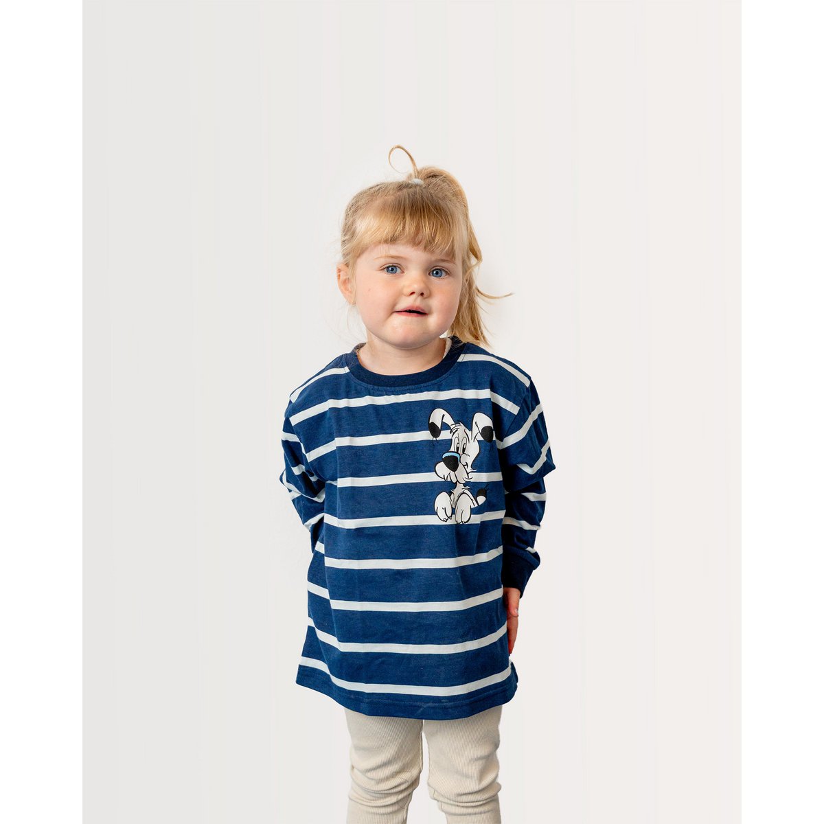 koaa – Idefix "Guck Guck" Stripes – Longsleeve blue