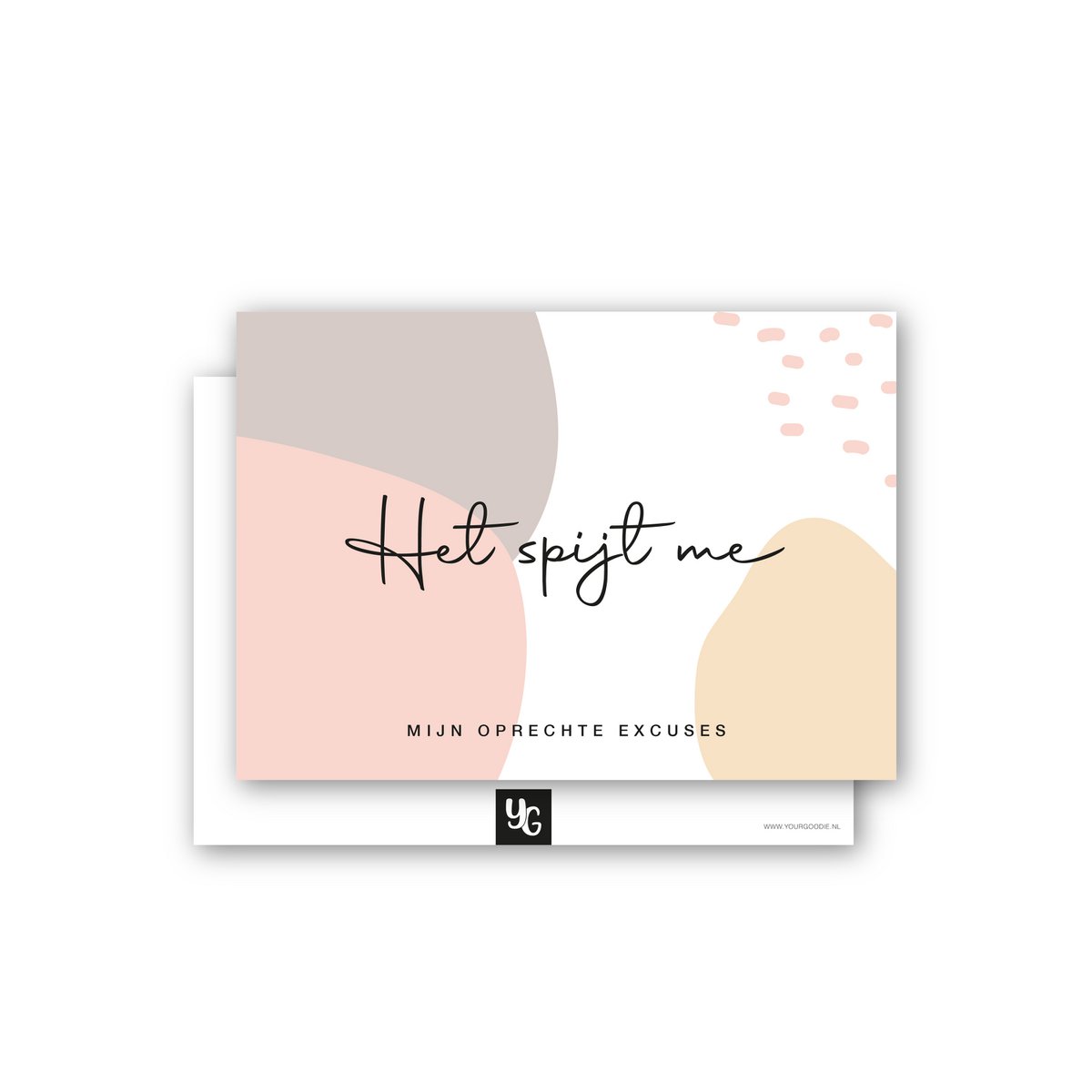 I'm sorry | Card (A6)