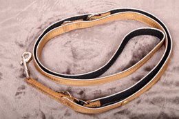 Dog leash gold, M