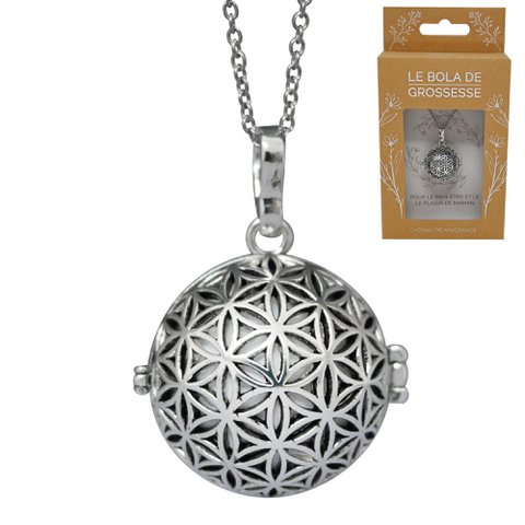 Silver cage maternity bola - LILA