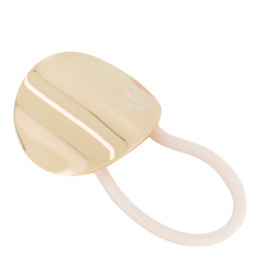 Elastic with round metal charm