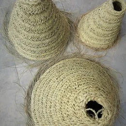 💡 Lámpara Colgante ZAGORA en Fibra Natural de Alfa Lighting💡