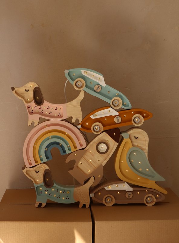 LITTLE LIGHTS RACE CAR MINI LAMP