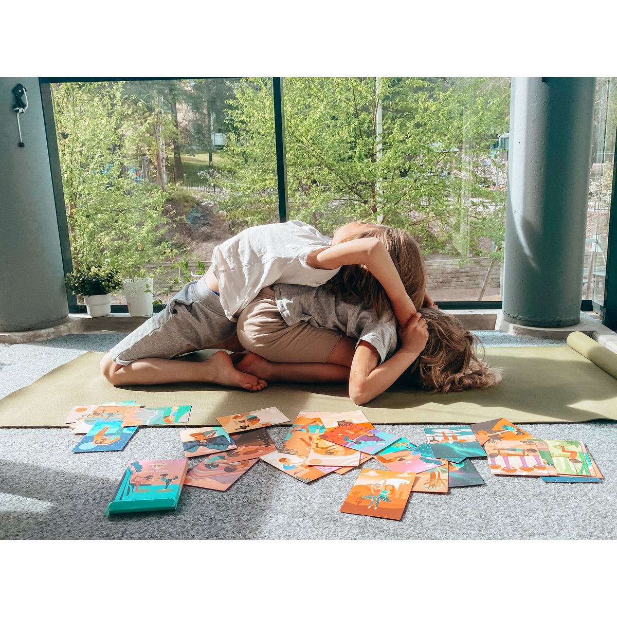 Partner-Yoga-Karten für Kinder – Weihnachtsgeschenk