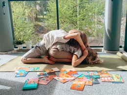 Partner-Yoga-Karten für Kinder – Weihnachtsgeschenk