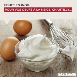 Kitchen and pastry whisk in stainless steel 26 cm Fackelmann