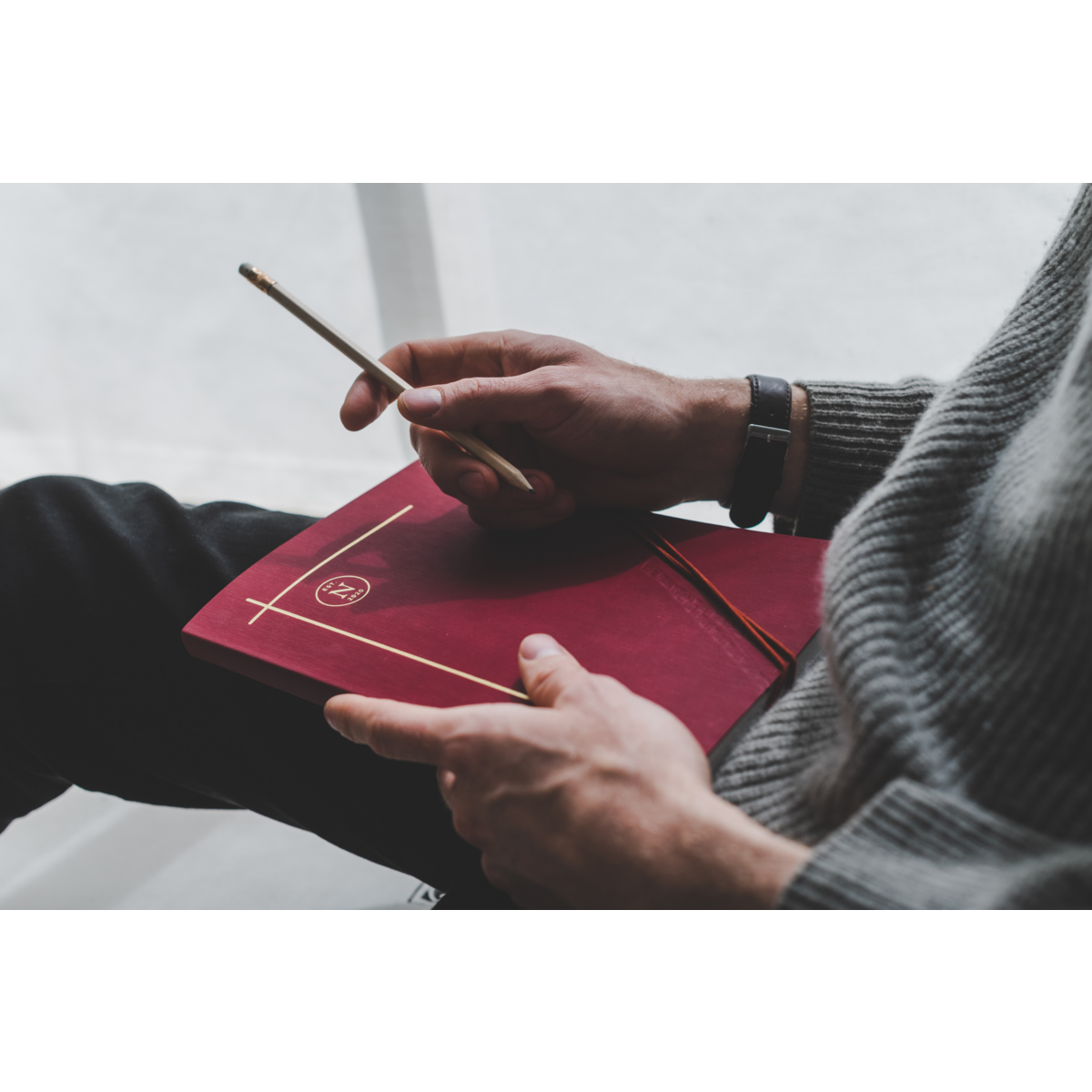 vegan bio-leather notebook - Lilly