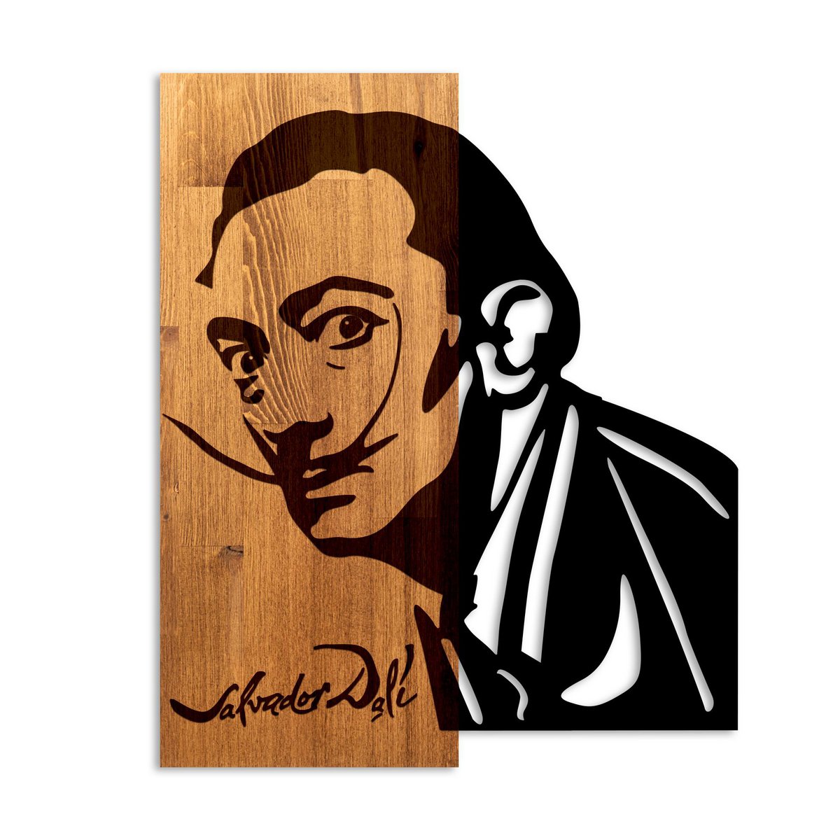 MA-469 Painting da parete in metallo in legno