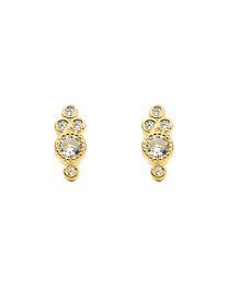 Gem cz earrings