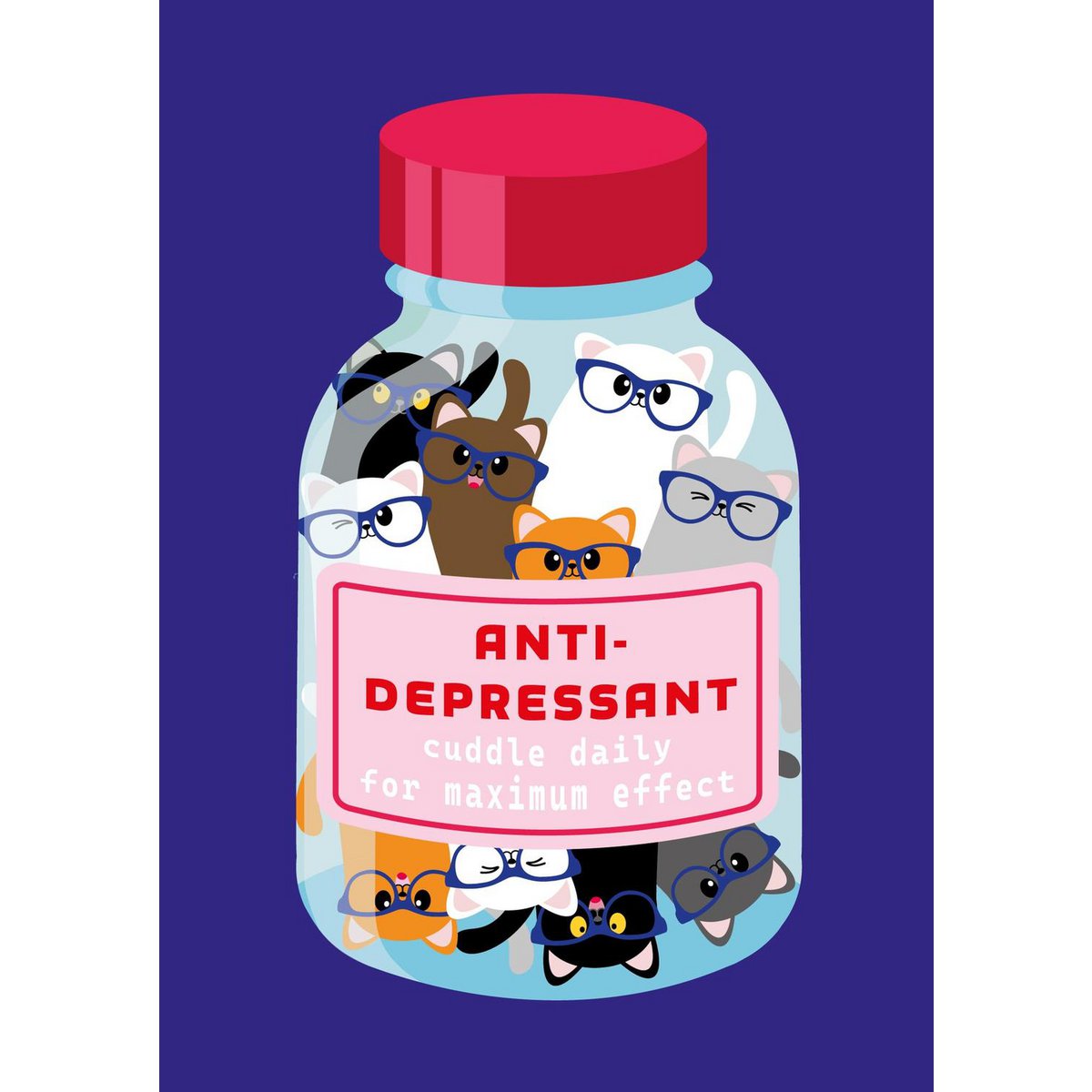 Anti-Depressant – cuddle daily for maximum effect met katten