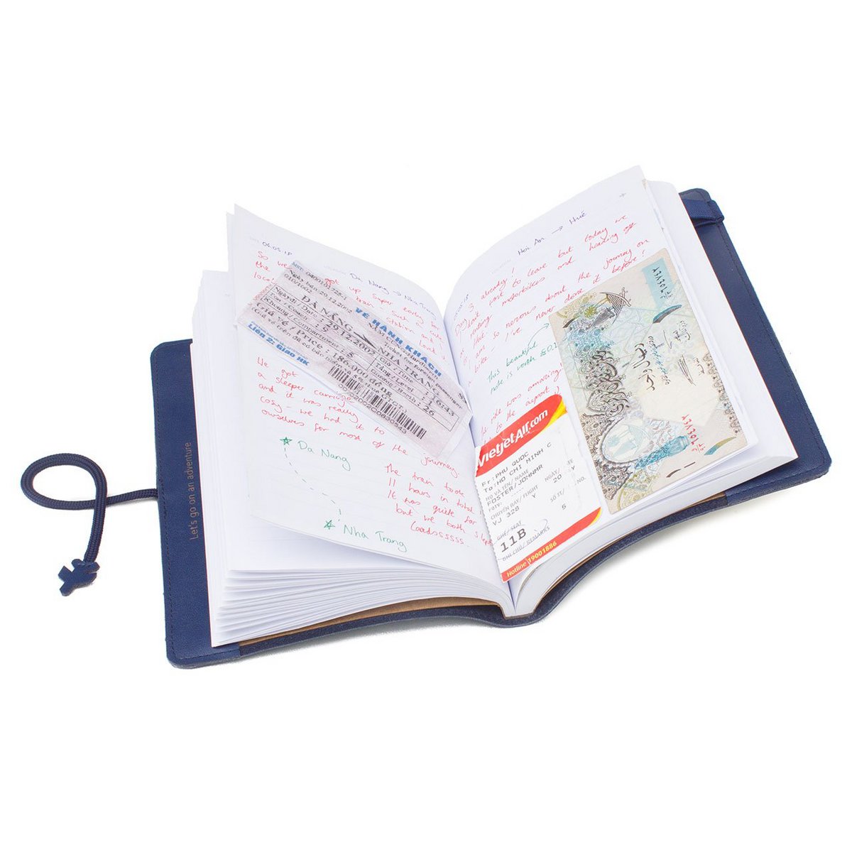 Cahier de voyage Stitch Navy