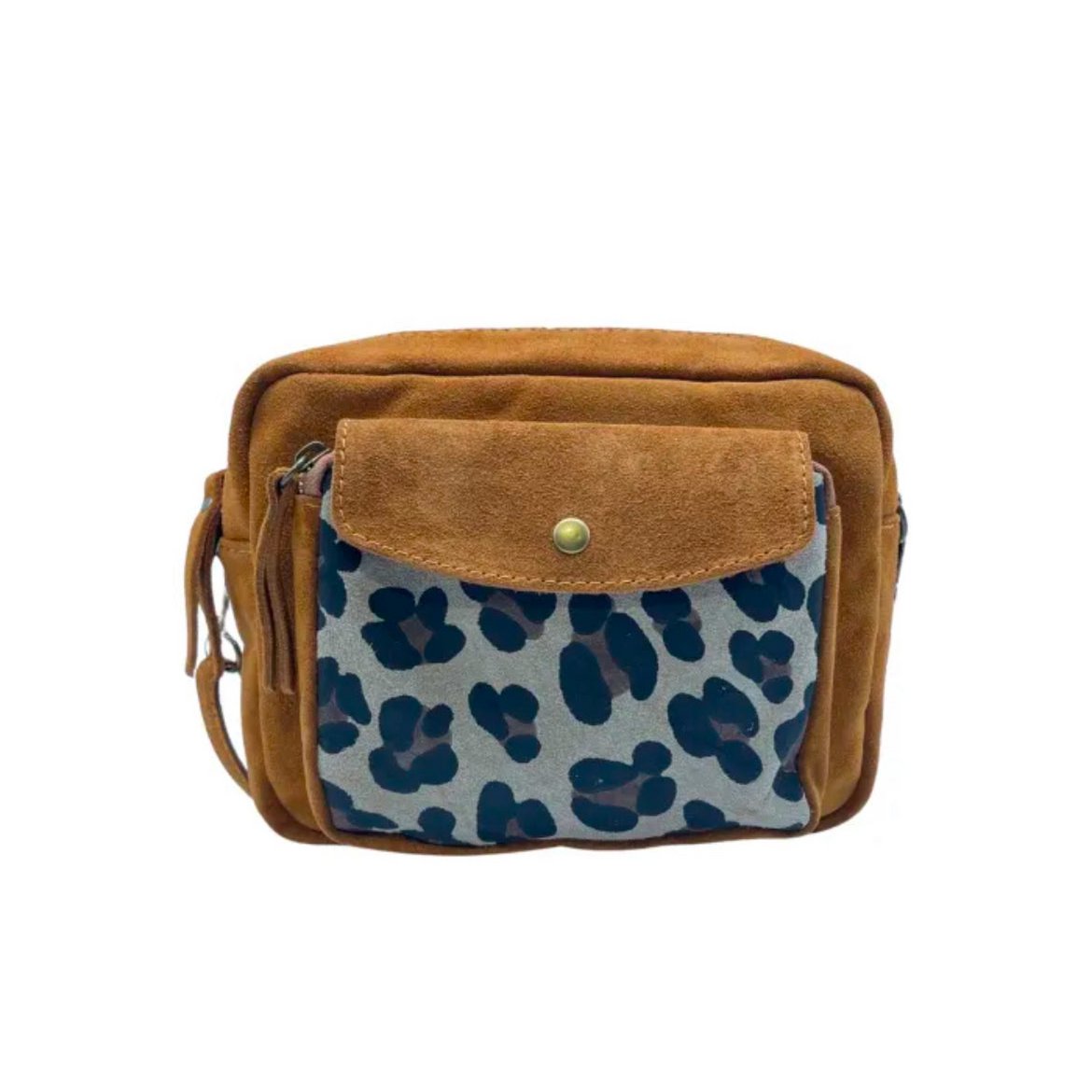 SAC BANDOULIER CUIR SUEDE NURIA