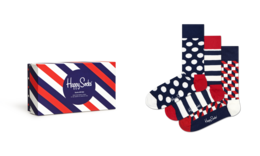 Happy Socks XSTR08-6000 Classic Stripe gaveæske