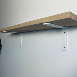 Plankenträger invertiertes L-Modell weiß