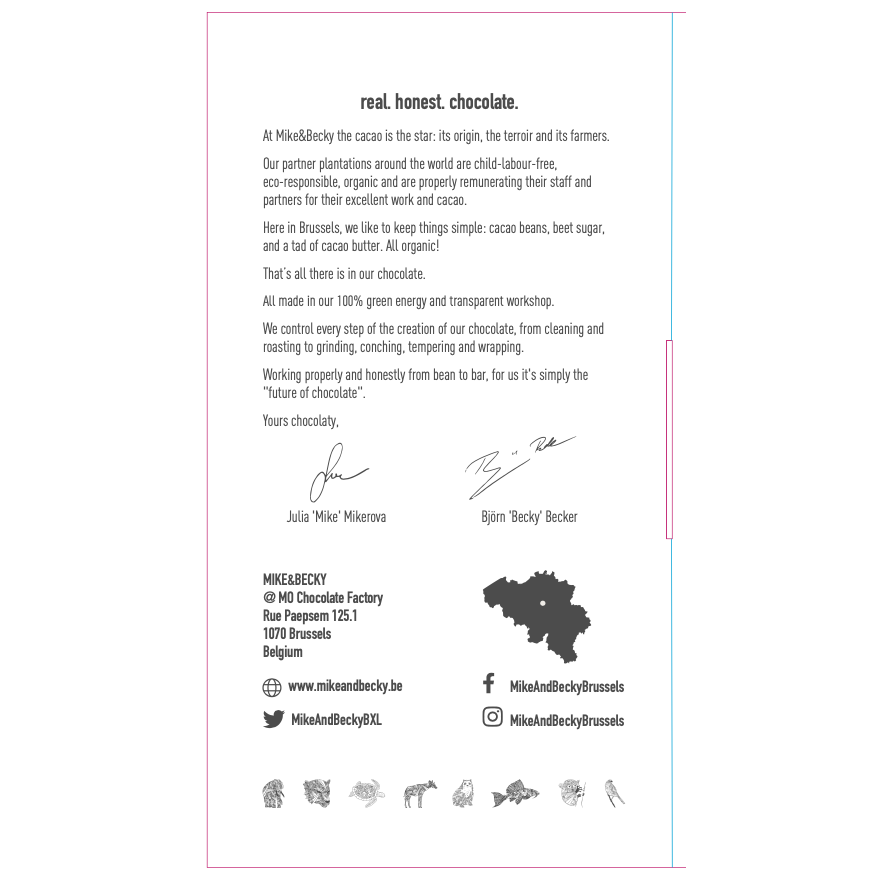 ZERO Suiker 70% (Donkere Melk) - Congo - BIO