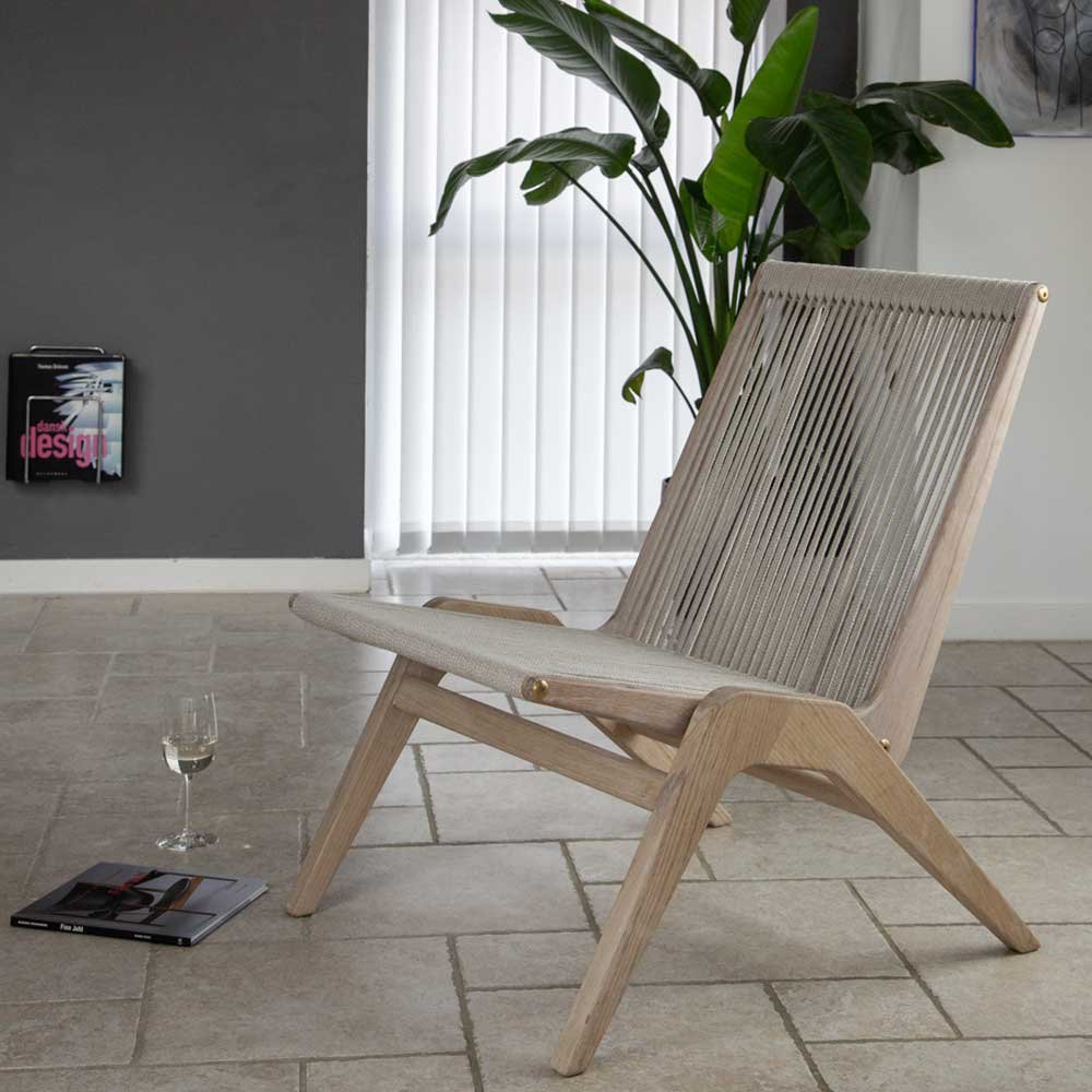 X-Stoel Wit Eiken / Beige