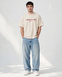 Übergroßes, schweres T-Shirt – 237 g/m²