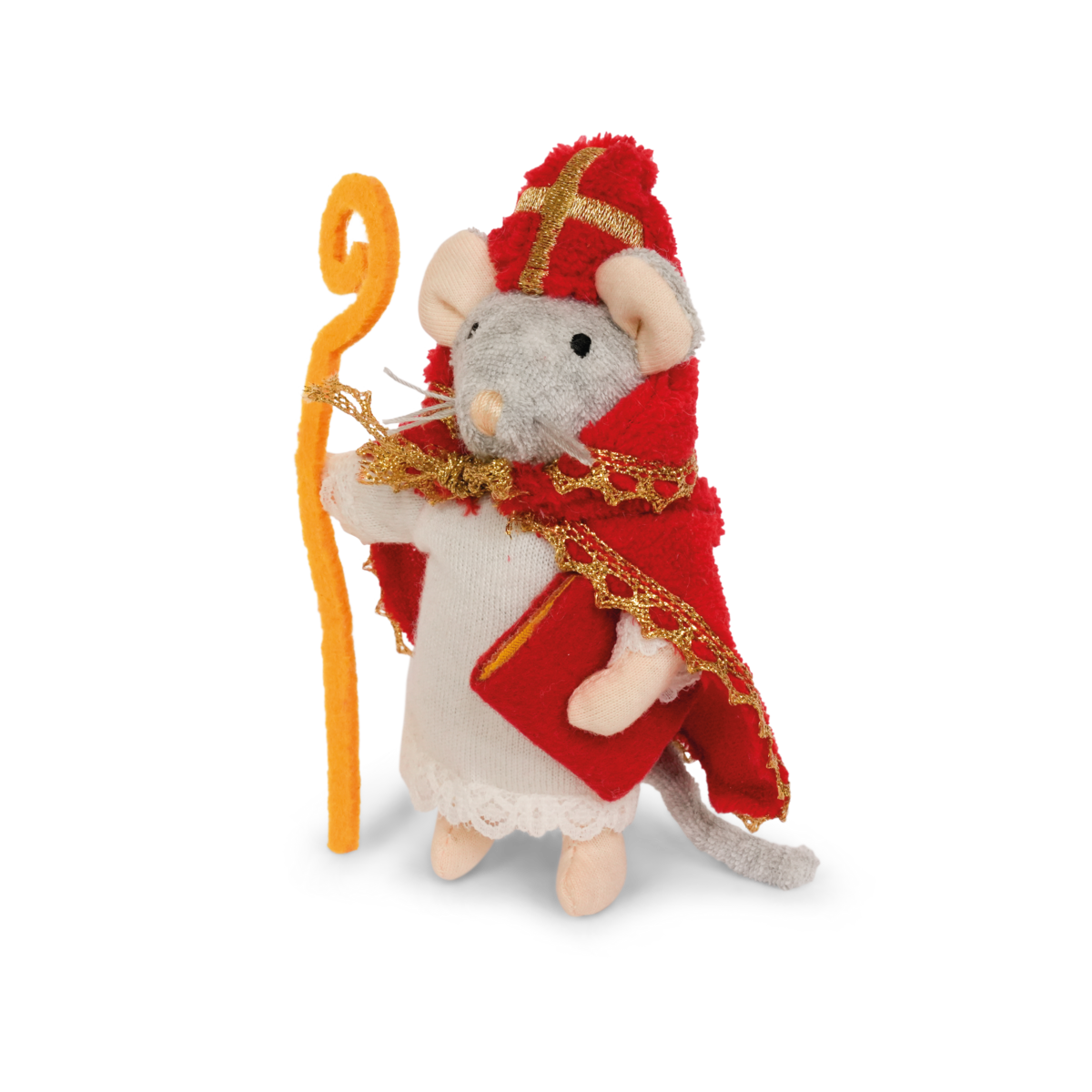 Cuddly toy Mouse Sinterklaas (12 cm) - The Mouse House