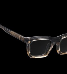 Walton & Mortimer Nr. 54: Transparente graue Sonnenbrille „Inferno“.