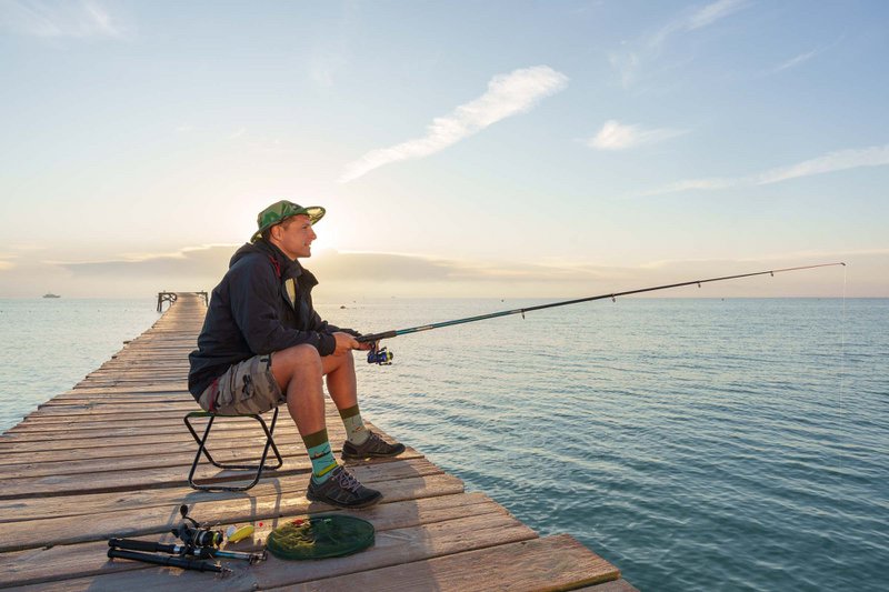 Fiskerstrømper | Sokker til lystfisker - afslappet uoverensstemmende sokker