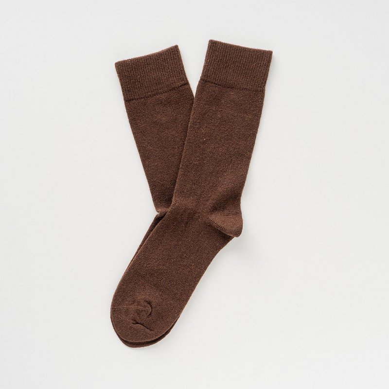 KLUE Merino Wool socks plain | Brown