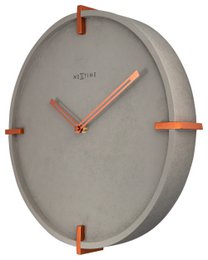 Zegar ścienny - 32 cm - Beton - „Mohawk Wall”