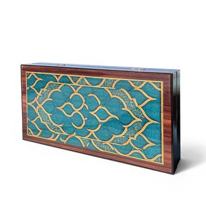 Biggdesign Orientalisches Backgammon-Set, Magnetverschluss, kratzfeste Oberfläche
