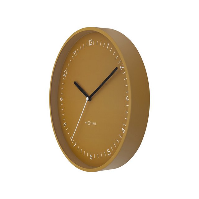 Zegar ścienny NeXtime Berlin 30 cm żółty