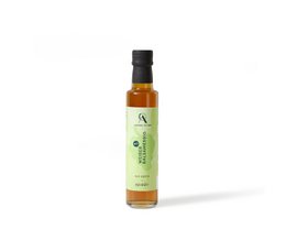 Organic white balsamic vinegar with a fresh, tangy flavor. Ideal for salads, marinades, and dressings.
