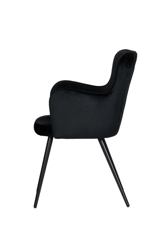 Poltroncina nera (set di 2)