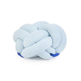 Knotty Knot Large Knot Cushion - Blue Honeycomb