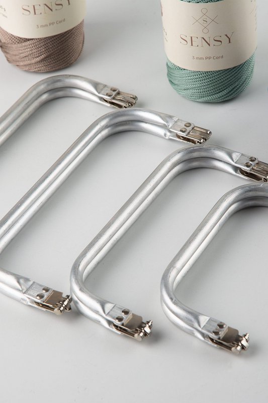 Secret Metal Purse Frame - rektangelform