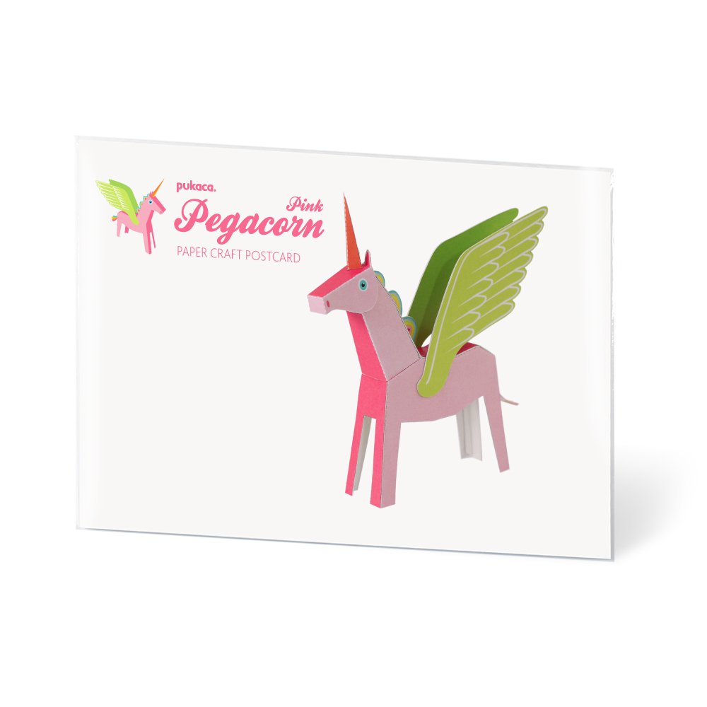 Pink Pegacorn Postcard