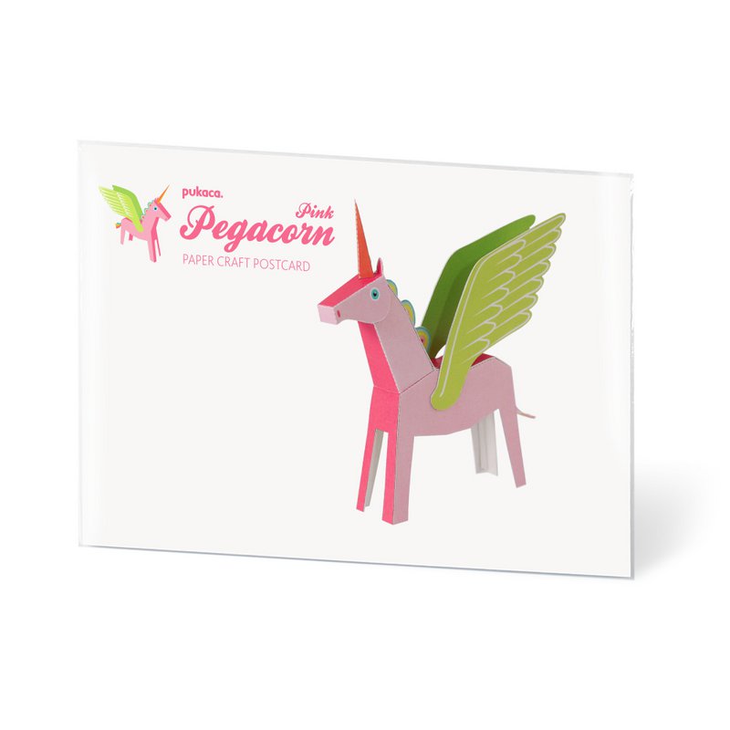 Pink Pegacorn Postcard