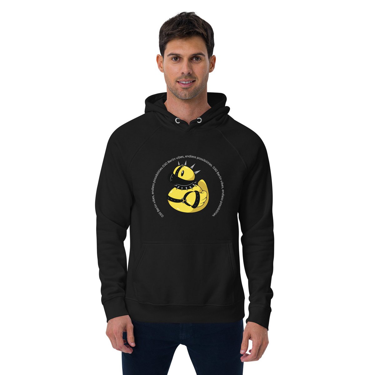 Felpa raglan organica unisex SM-Duck