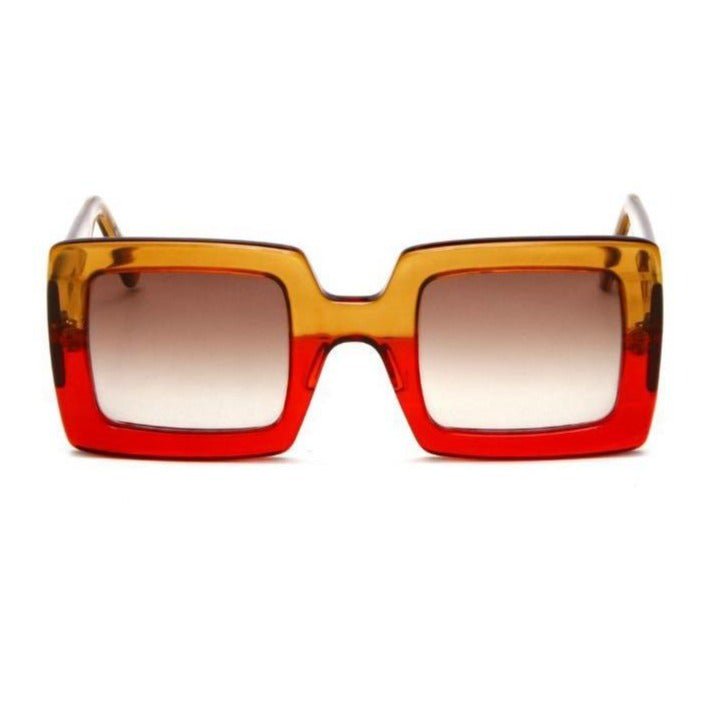G01 -Red and Ambar Translucent- Horizontal Cut