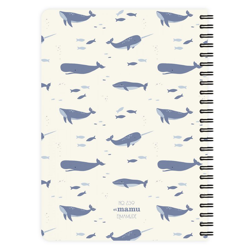 Notesblok Ocean mønster A5