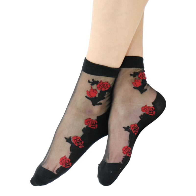 Resistant voile socks - Camélia